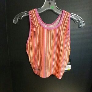 Oomph! nwt power tank crop top‎ exercise athletic